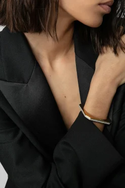 Flash Sale Zadig & Voltaire Cecilia Strass Bracelet Oldgold